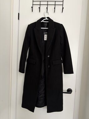 Dynamite Women's Black Long Coat